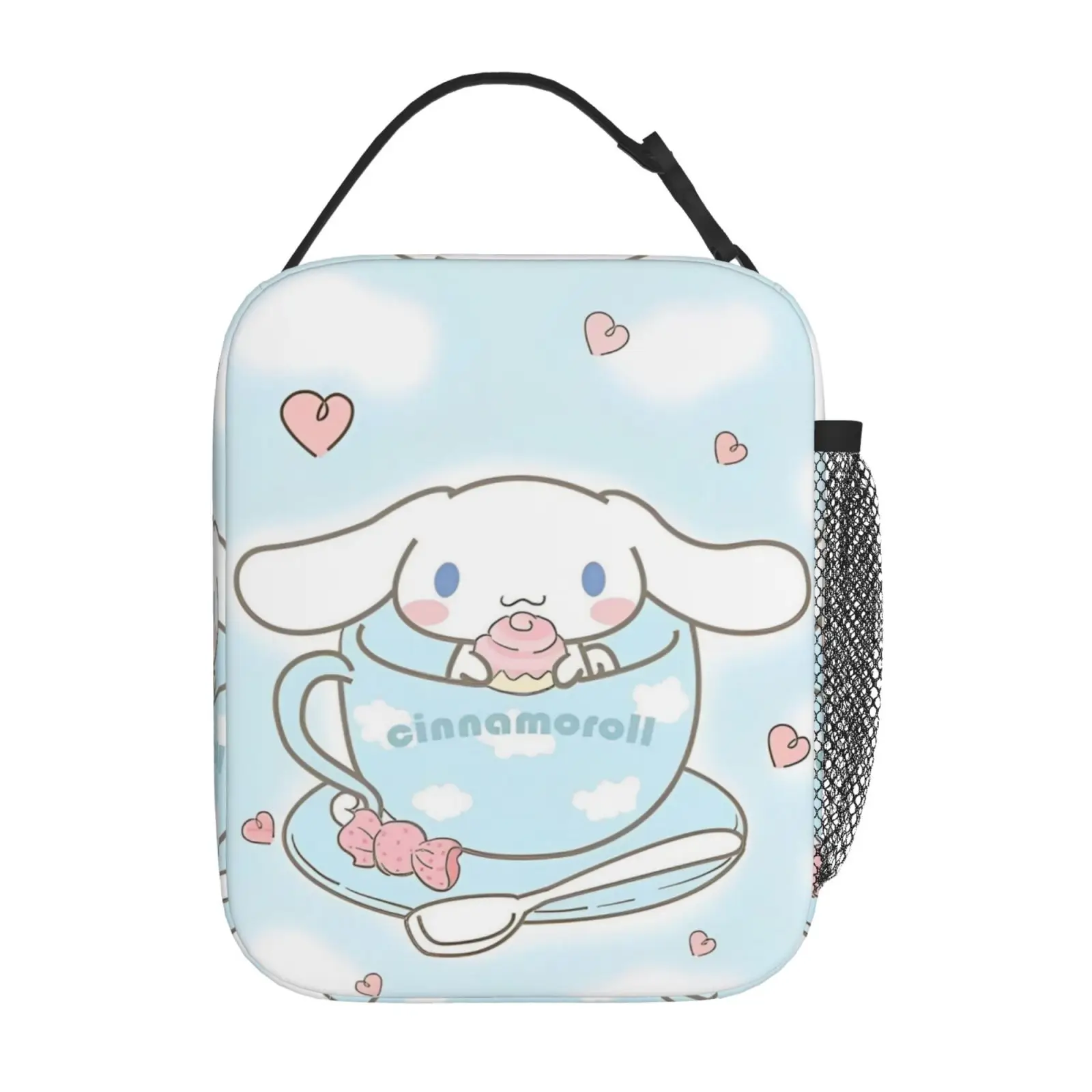 

Cinnamoroll термоизолированная сумка для обеда для офиса, портативные сумки-контейнеры для еды, термобокс-холодильник для обеда
