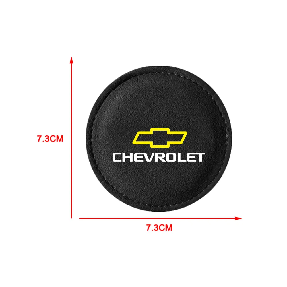 2Pcs Car Coaster Non-Slip Mat Holder Water Cup Anti-Slip Bottle Cup Pad For Chevrolet Cruze Captiva Trax Malibu Tahoe Equinox