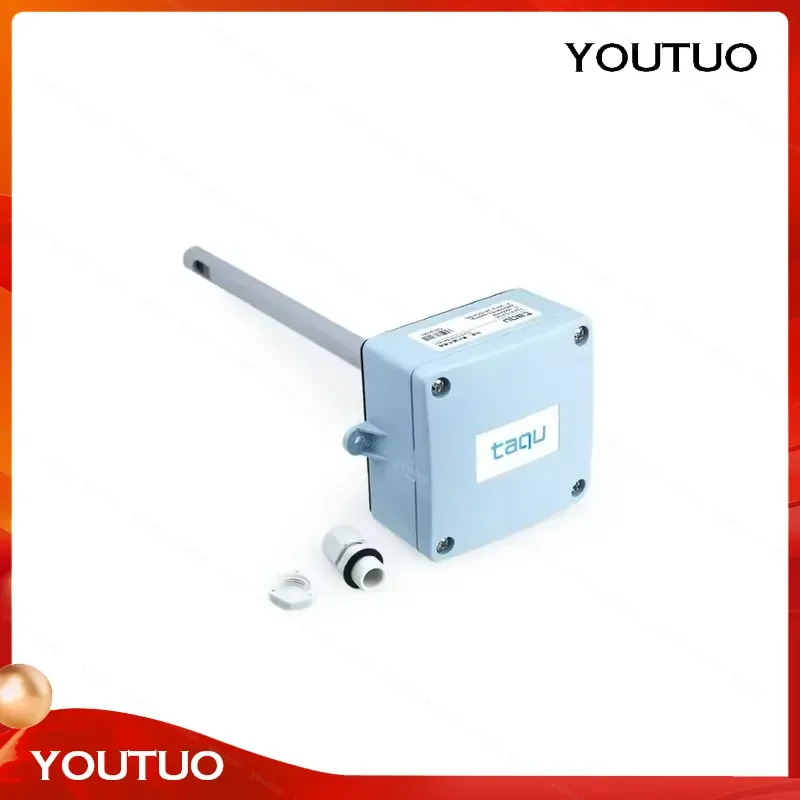 T28 Duct CO2 Sensor Carbon Dioxide Transmitter 0-10V Output 3 Wire 0-2000ppm Accuracy for 50PPM+5%Reading Probe 200mm
