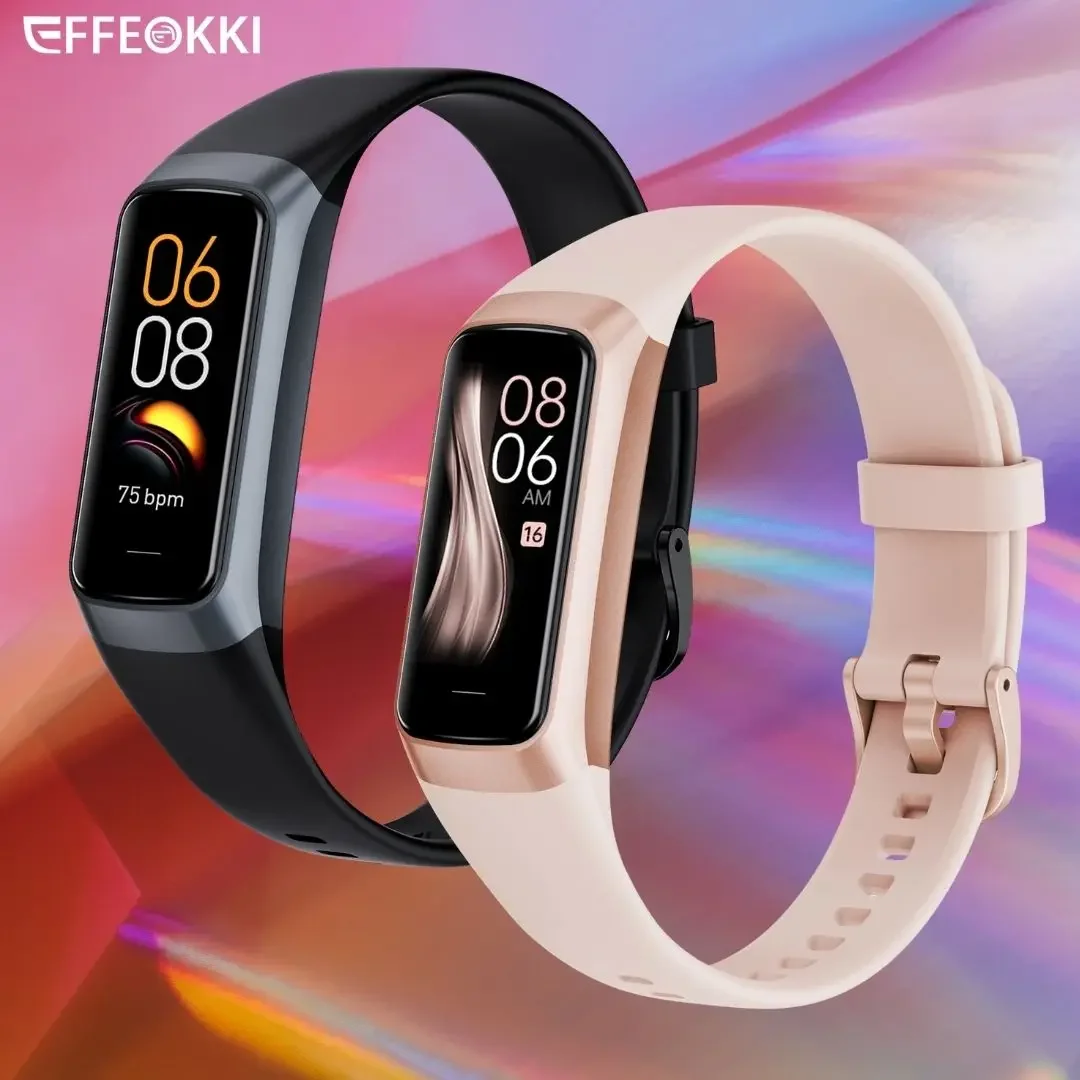 Tela Amoled pulseira inteligente banda 8 pressão arterial ativa relógio smartwatch à prova d'água para telefone Huawei