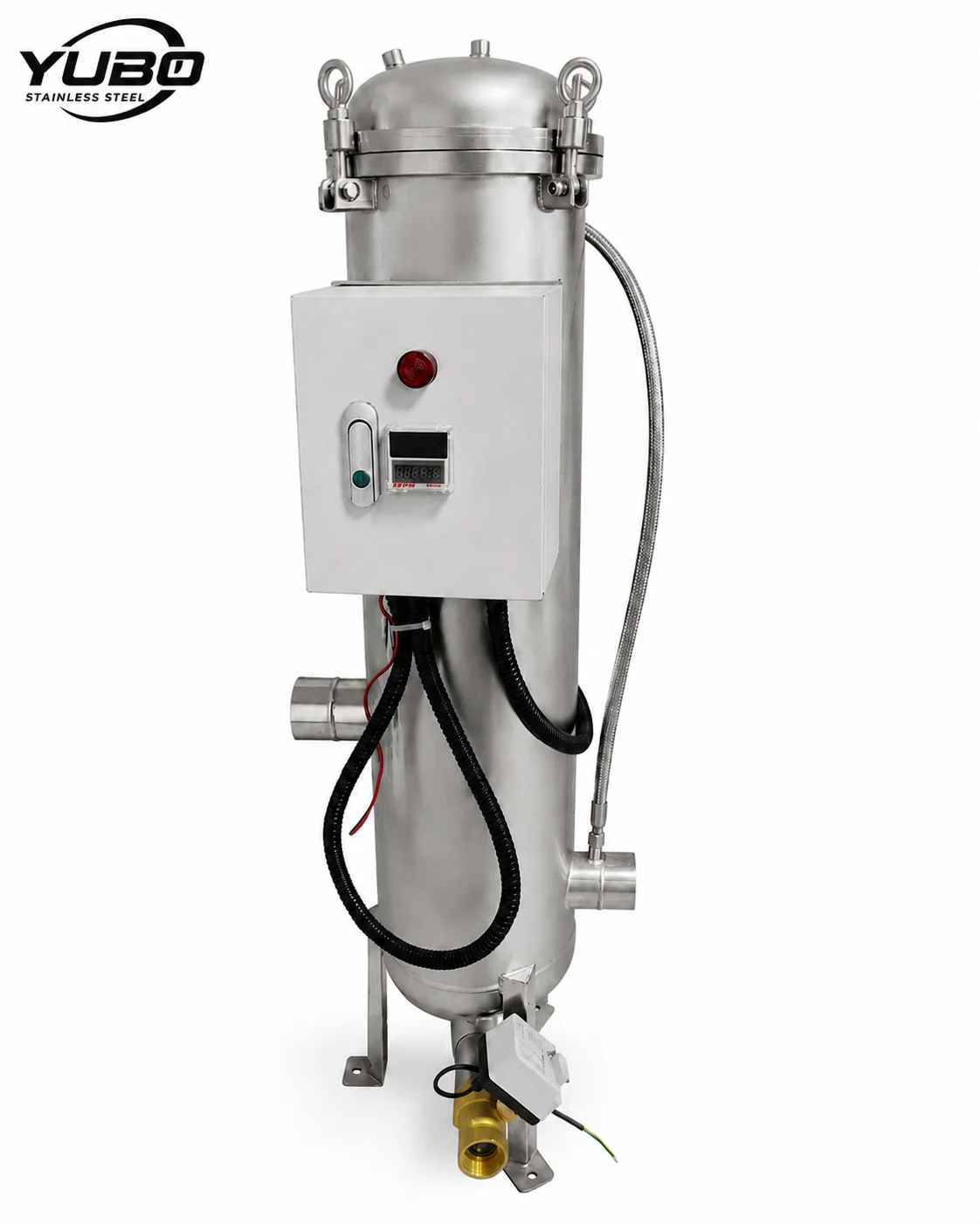 Automatic Self-Cleaning Backwash Filter 304 Stainless Steel, No-Disassembly, for Industrial Circulating Water Treatment