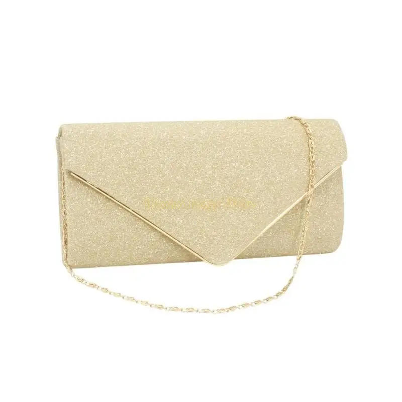 

X90D Formal Evening Clutch Bag Glitter Shoulder Bag Wedding Purse Handbag for Women