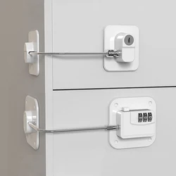1 Piece Child Protection Locks Baby Cabinet Door Locks Refrigerator Locks High-Rise Anti-Falling Building Safety Code Lock