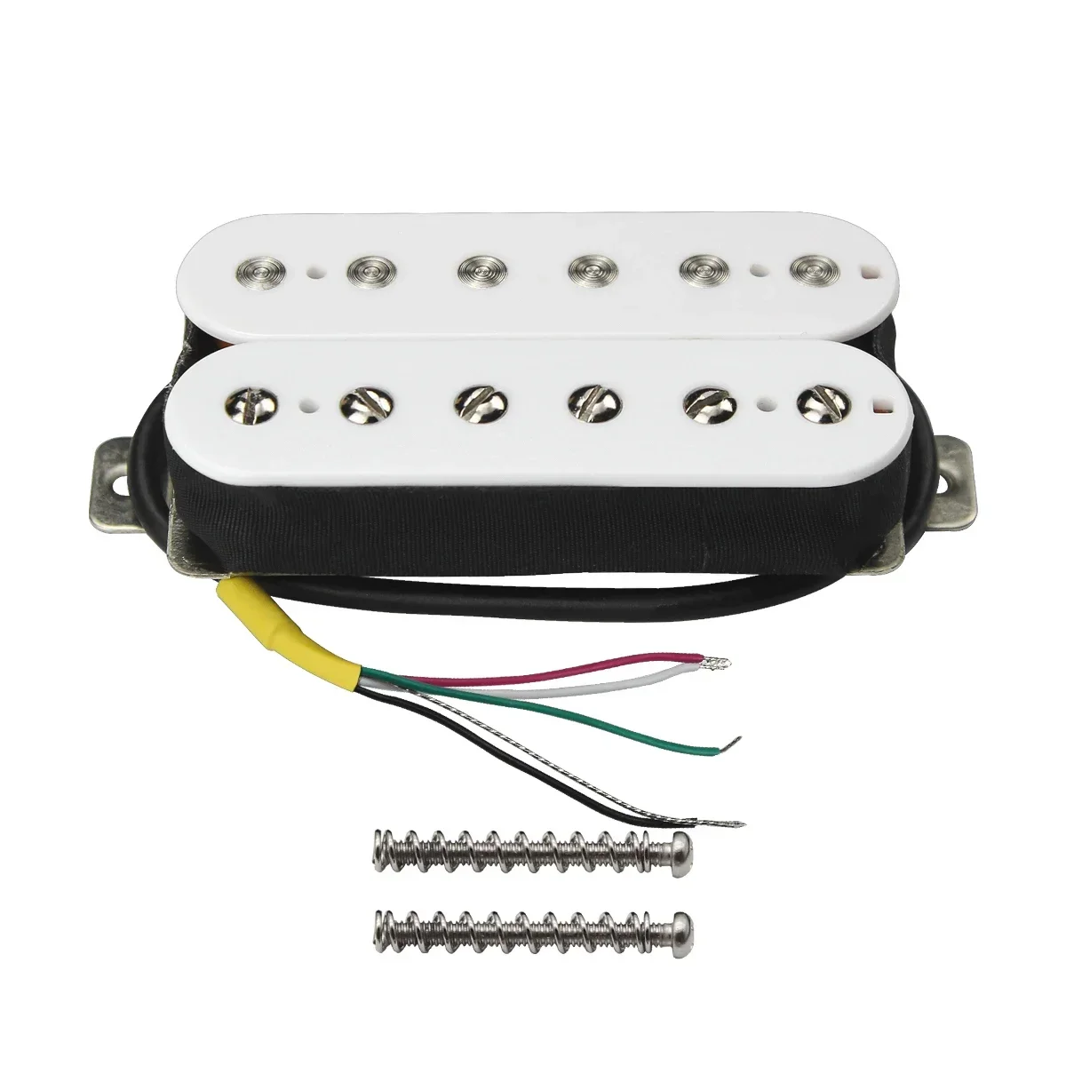 Set of Alnico 5 Humbucker Guitar Pickup White NB Set for FD Electric Guitar Accessories