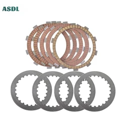 Steel and Friction Clutch Plate Set For Honda XL250 XL250R XR250R XR250 XL XR 250 VT125 VT125C Shadow XLV125 Varadero VT XLV 125