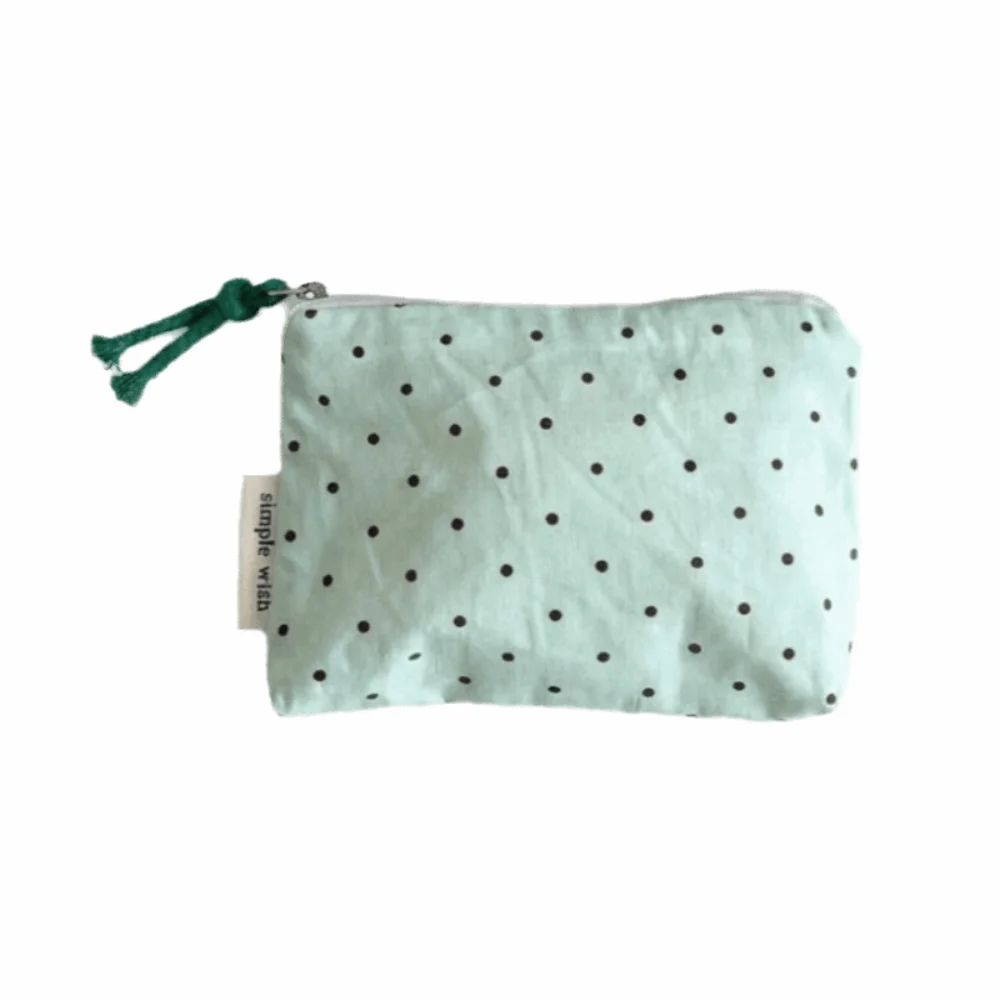 Storage Tools Plaid Striped Makeup Bag Large Capacity with Zipper Cosmetics Organizer Portable Lightweight Coin Purse Travel