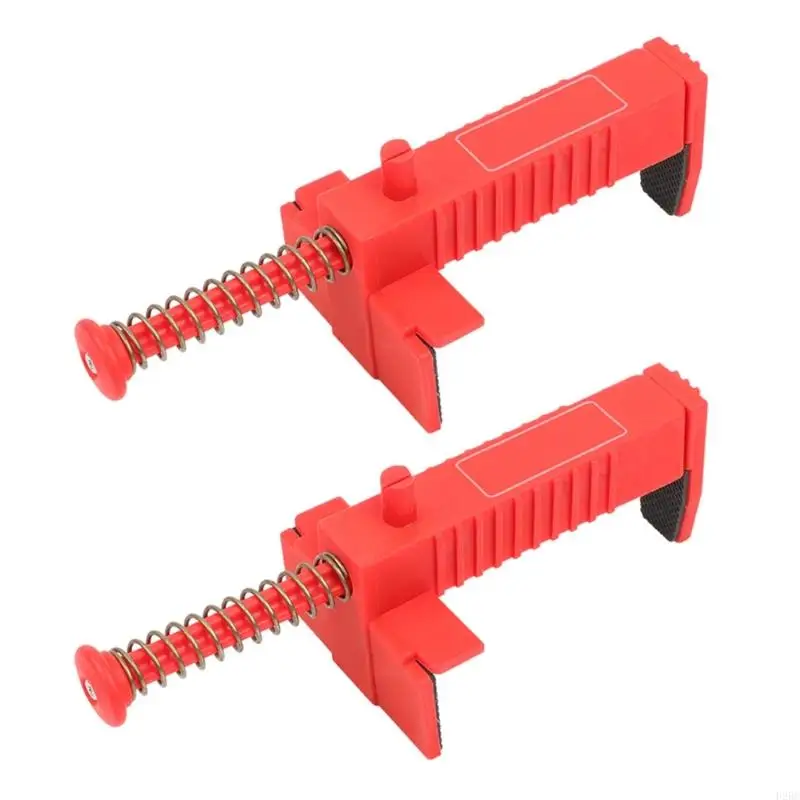 

F26C 2Pcs Brick Liner Runner Leveling Tool, Brick Liner Clamps Runner Brick Line Clips Wire Drawer Bricklaying Tool