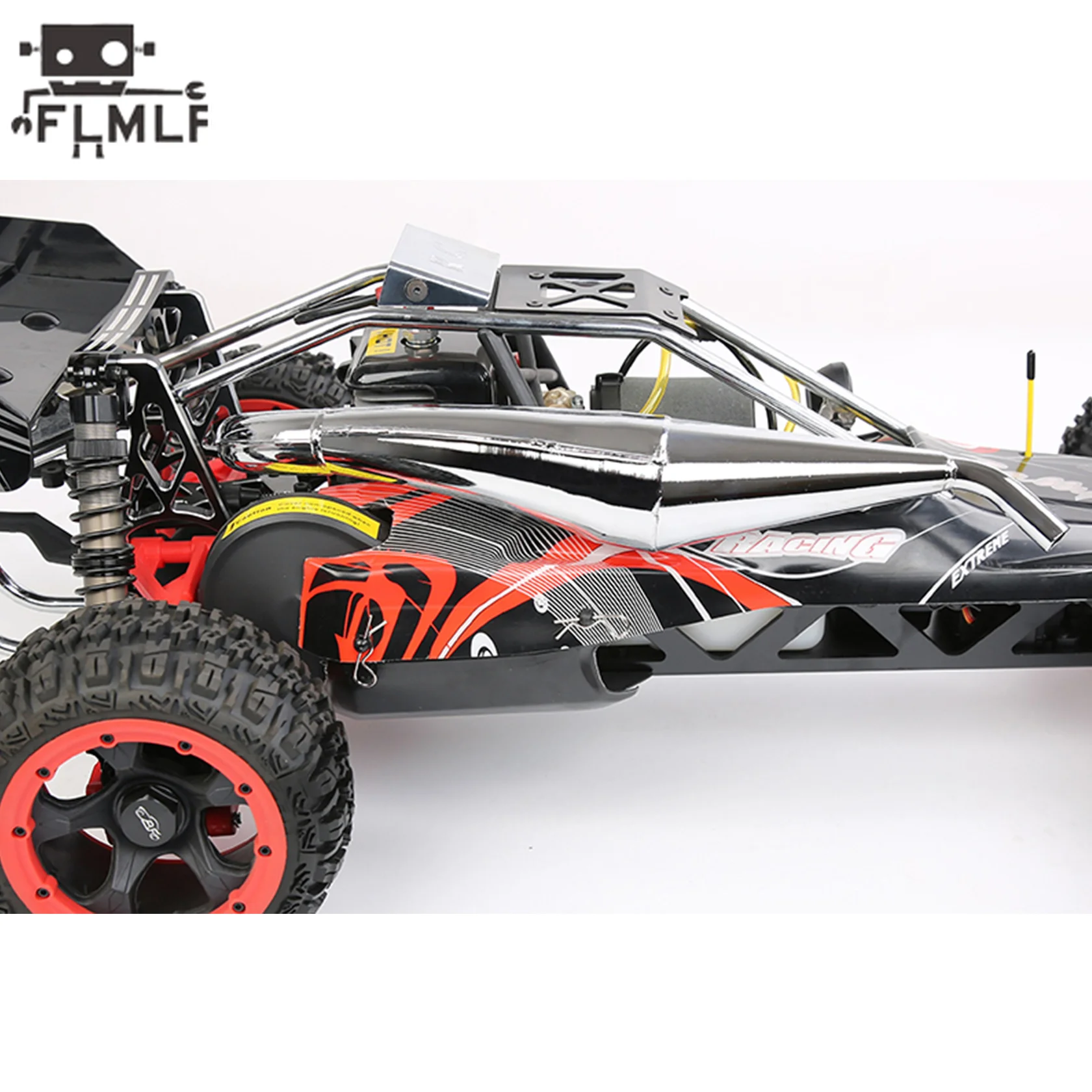 Rc-Auto-Auspuffrohr oder Schalldämpferrohr-Kit für 1/5 HPI ROFUN BAHA ROVAN KM BAJA 5B 5T 5SC Truck-Teile – Detail 19