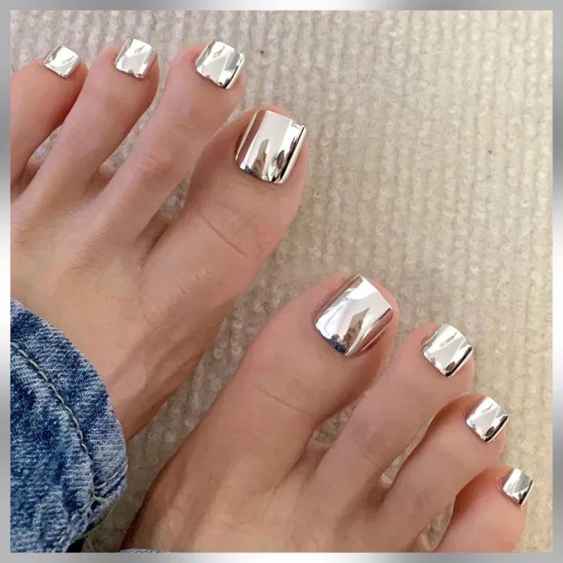 BORN PRETTY 5ML Super Silver Metallic Gel Nail Polish Metal Effect Painting Gel Chromes Varnis Semi Permanent for Nail DIY