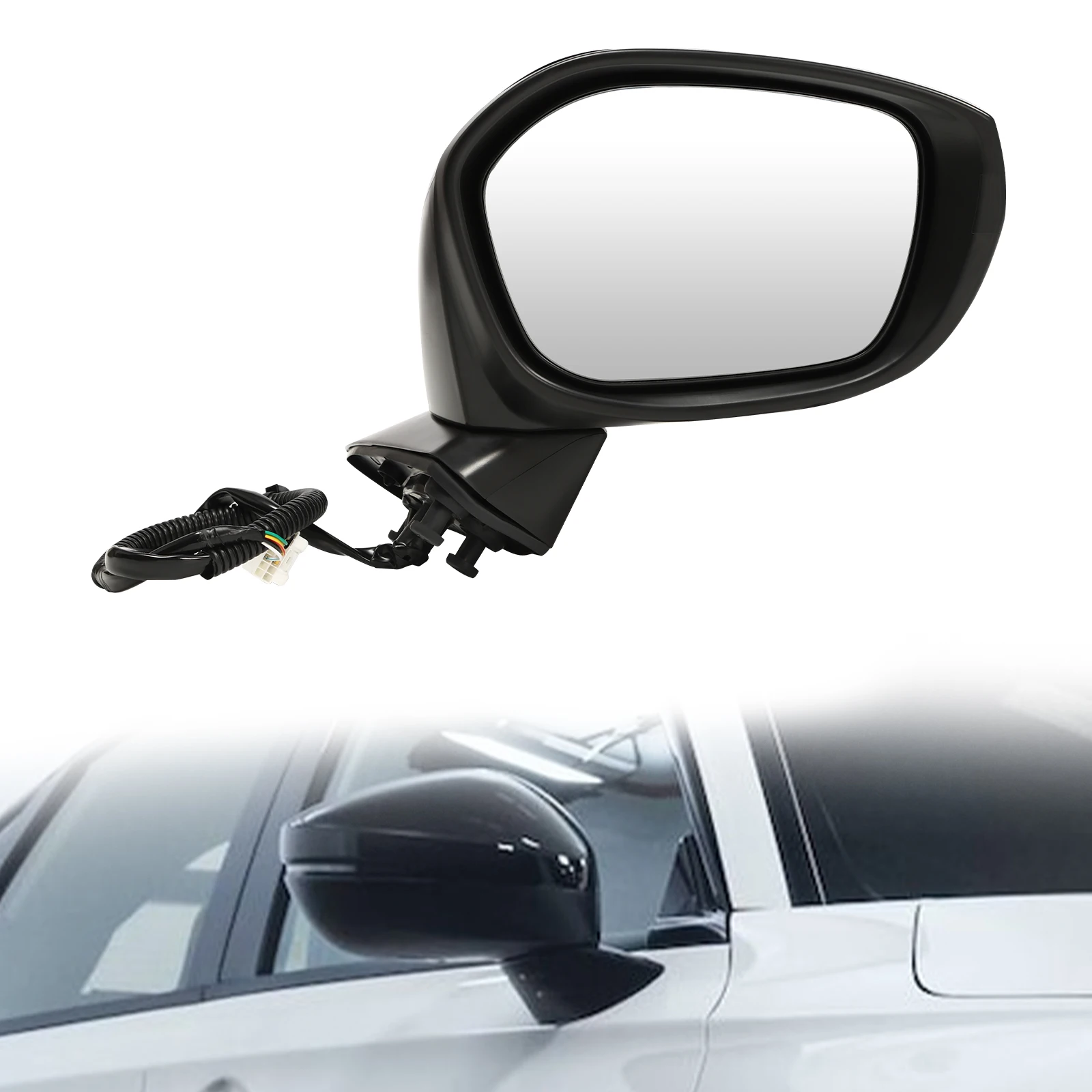 

For 2022 2023 Honda Civic Si EX Sedan Right Side Rear View Mirror Heating Blind Spot Turn Signal Car Accessory