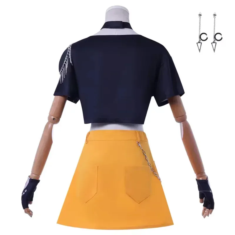 

CyAnime K-Pop Mira Demon Hunters Cosplay Zoey Rumi Costume Wig Halloween Huntrix Girls Group Idol Roleplay Outfit Women 2025 Fil