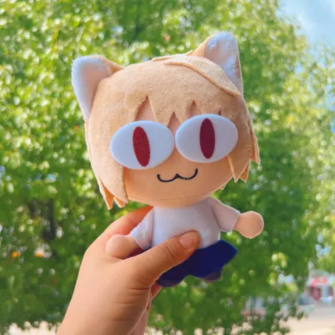 Tsukihime Neco Arc Cosplay Cotton Doll Plush Stuffed Dolls Soft Cat Plushies Unisex Room Decoration Accessories Prop