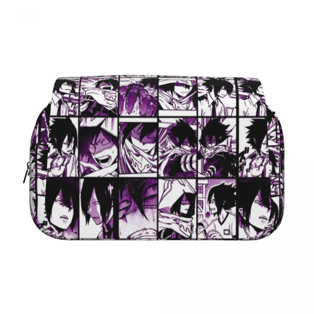 My H-Hero A-Academia Anime Double Clamshell Pen Case Pencil Box Pen Box for Girl Boy Pencil Bags Students School Gift Stationery
