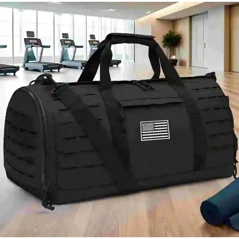 40L Sport Gym Bag Tactical Travel Duffel Bag For Men Fitness Duffel Bag Training Bag Basketball Weekender Bag Workout Deployment