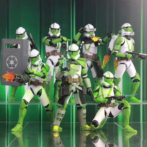 New Body(JOV3.0) Star Wars Commander Doom's Unit Clone Command ARC Trooper 104th Wolfpack Kamino 6" Action Figure