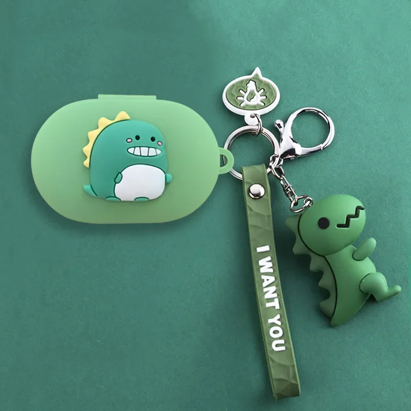 الكرتون ديناصور حالات Redmi إيردوتس حالة سماعات بلوتوث لاسلكية سيليكون الغطاء الواقي ل شاومي إيردوتس 2/إيردوتس s