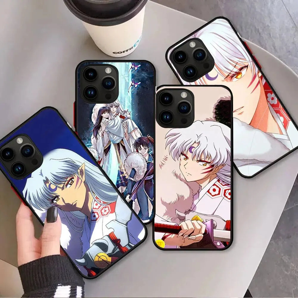 Silicone Case For Huawei Mate 20 P20 P30 P40 Y9 Y9A Y9S P30 Y7A Y8P Y8S Prime Lite Pro KF-37 Inuyasha Sesshomaru