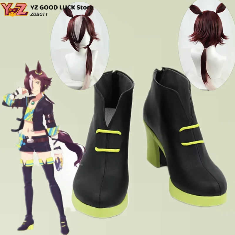 

Обувь для косплея Водки из Umamusume Pretty Derby, ботинки для косплея Водки, реквизит для костюма Водки, обувь для конвенций и вечеринок на Хэллоуин