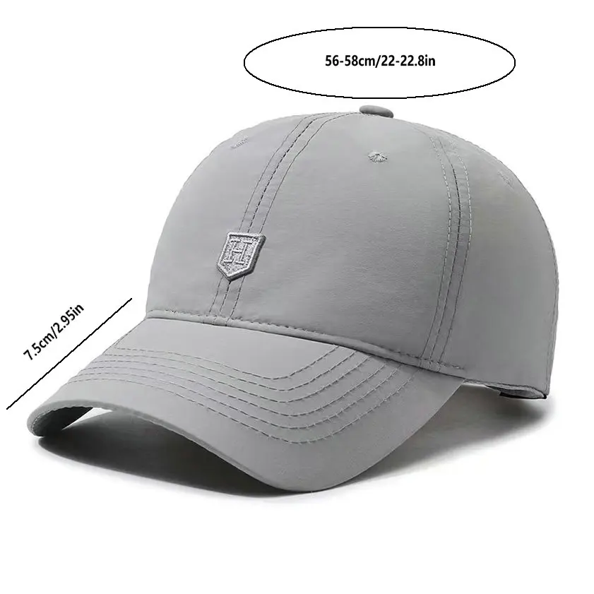 UV-Schutz-Baseballkappe – schnell trocknendes Soft-Top, atmungsaktiver Strapback, ideal für Wandern, Angeln, Outdoor-Aktivitäten – Detail 7