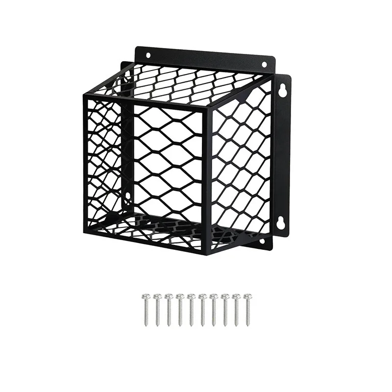 Bird Proof Dryer For Vent Cover for 3-4 Inch Exhaust For Vents - 23 x 23 x 13 cm White Metal Guard with 10 Mounting Screws