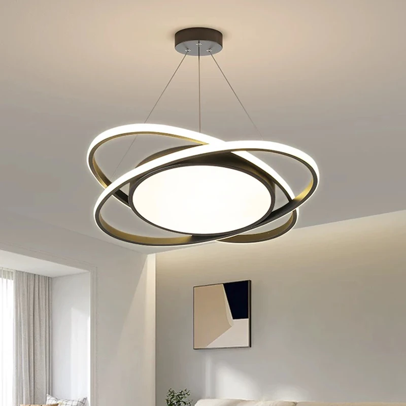 

Modern Chandeliers LED Pendant Light Living Dining Room Bedroom Intelligent Ceiling Lamp Home Decor Indoor Lighting Fixture