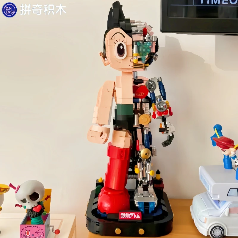 

Конструктор Pantasy Astro Boy: Мультяшная Сборная Модель, Подарки, Комбинированная Головоломка, Аниме-Персонажи, Декор, Детские Игрушки