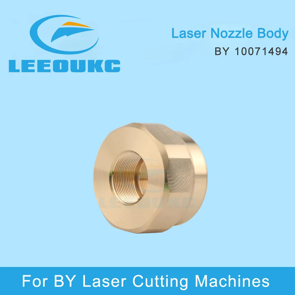 Imagem -03 - Leeoukc-cobre Bico Corpo Titular Adaptador por Laser de Fibra 10071494 Parafuso para Fibra Laser Corte Peças e Acessórios Atacado