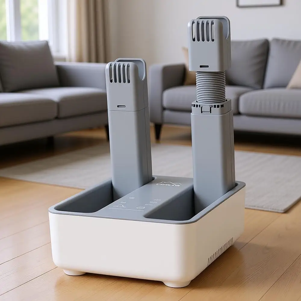 

Сушилка для обуви с регулировкой температуры, подогревом, таймером и выдвижными шлангами