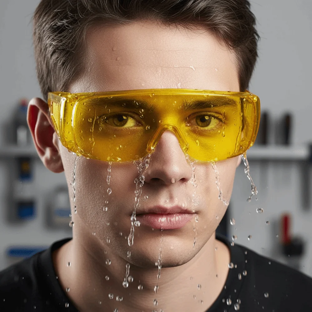 

Waterproof Water-Sprinkling Festival Glasses Multicolour Colorful Multifunctional Glasses Large Frame Windproof Cycling Glasses