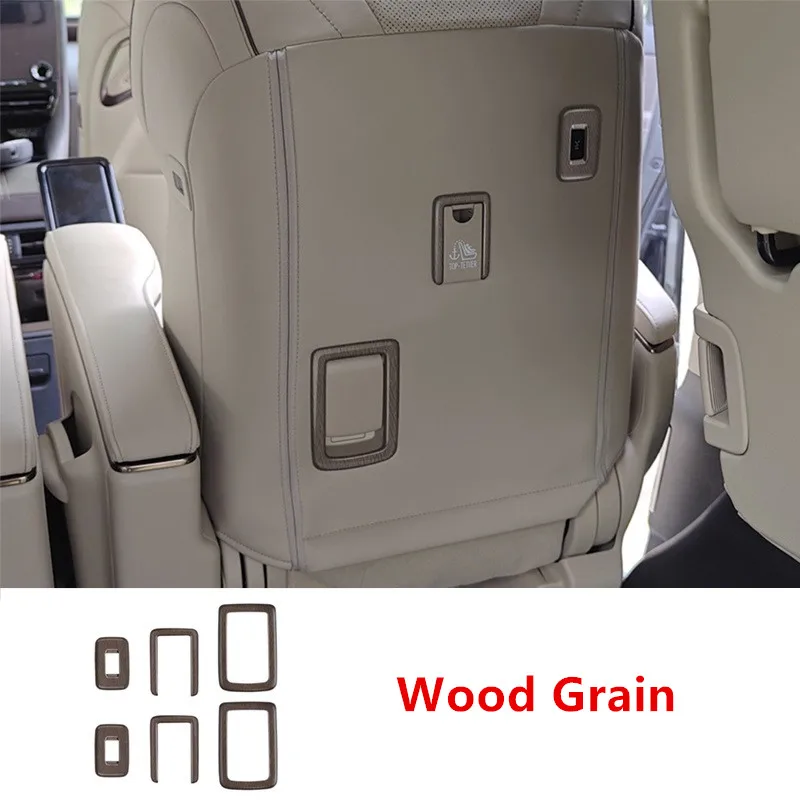 For Toyota Alphard / Vellfire 40 Series 2024 Premium Version Second-row Seat Buttons Frame Sticker Cover Trim