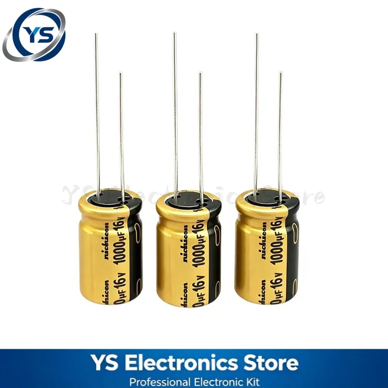 10-200pcs UFW1C102MPD 16V1000UF NICHICON FW Series 10X16mm Hi-Fi Audio Electrolytic Capacitor 1000UF16V 16V 1000UF Original NEW