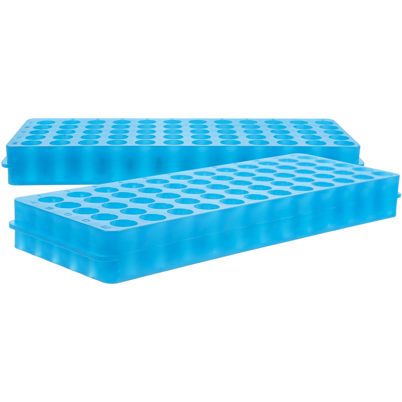 

2Pcs Blue Double Sided Tube Rack for 0 5ml 1 5ml 2ml Tubes Laboratory Test Plastic Holder Teaching Equipment