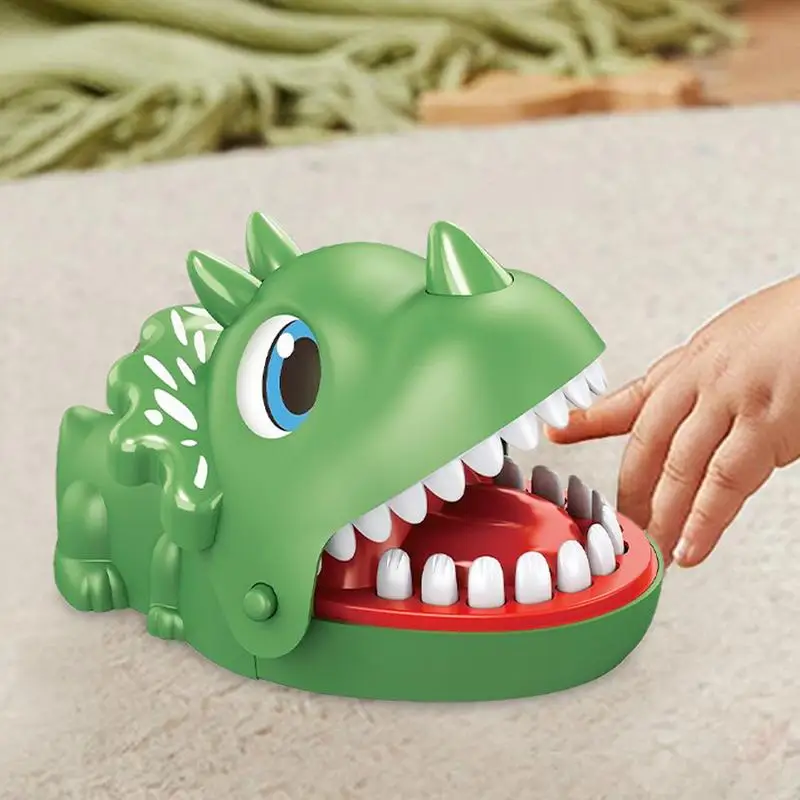 Dinosaur Games Triangle Dragon Biting Finger Games Crocodile Teeth Toys Game Interactive Dentist Toy For Outdoors Kids Home
