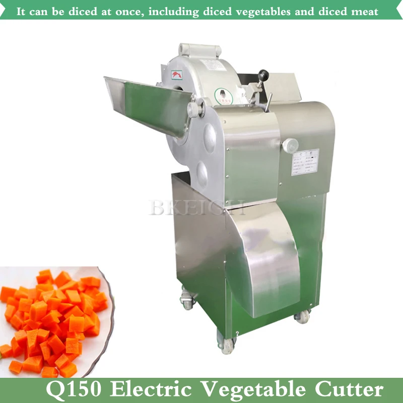 Commercial Kitchen Electric Vegetable Slicer Scallions, Chives, Peppers, Radish Shredder