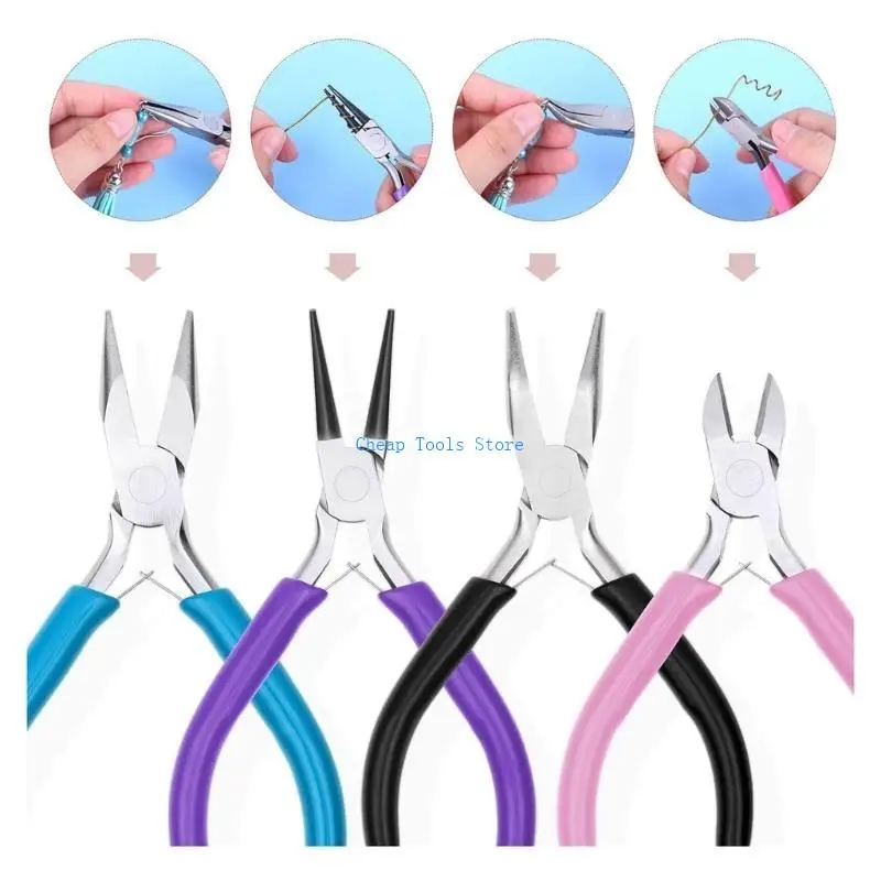 

G88B Professional Jewelry Pliers Wire Looping Round Nose Jewelry Crafting Tools