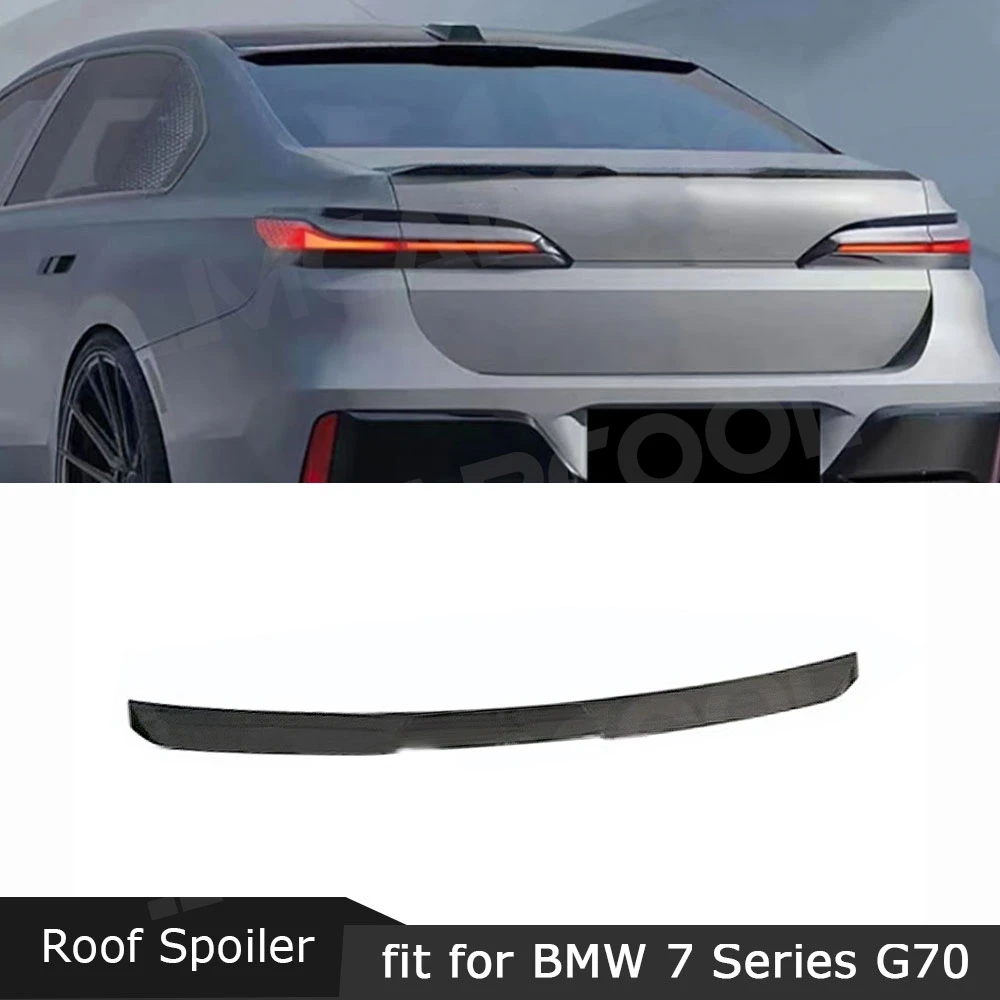 

JMCARCOOL Rear Spoiler For BMW 7 Series G70 Sport 2023+ Rear Roof Wing Spoiler Car Accessories Body Kits Window Decoration Parts