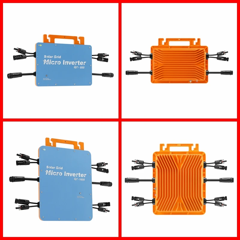 Imagem -06 - Ecgsolax 800w 1600w Mppt Solar pv Grid Tie Inverter 230vac Inversor com Wifi on Grid Converter Solar Micro Inversor Dc18v60v