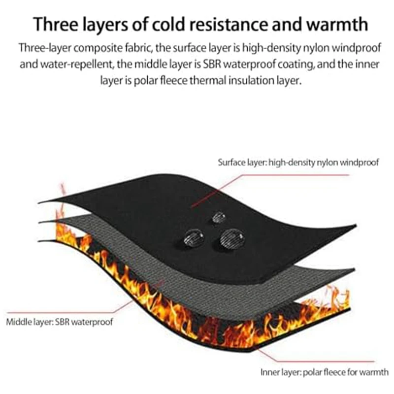 Heating Gloves, Anti-Slip Heating Motorcycle Gloves, Windproof Heating Work Gloves, Waterproof Heating Gloves L Easy To Use