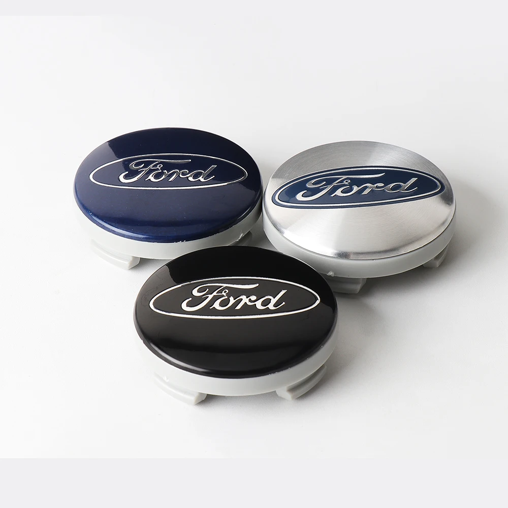 4 Peças 54mm Calotas Originais para Rodas de Carro Acessórios para Ford Focus Mustang Fiesta Mondeo Kuga Transit Escape