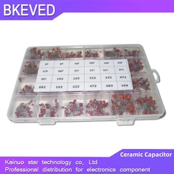 960PCS 24value*40PCS=960PCS 50V Ceramic Capacitor Assorted kit Assortment Set + Box