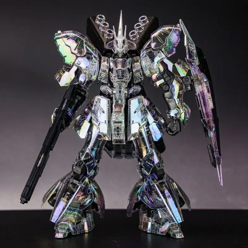 

STAR Rg 1/144 Msn-04 Sazabi, электролитически покрытая, цветная, с эффектом лазерной подсветки, полупрозрачная сборная модель, фигурка робота, пластиковые подарки