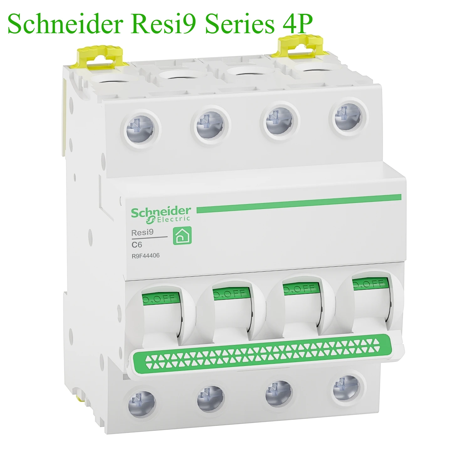 

Schneider miniature circuit breaker R9F series Resi9 MCB R9F44 4P R9F44416 20 25 32 40 50 63A