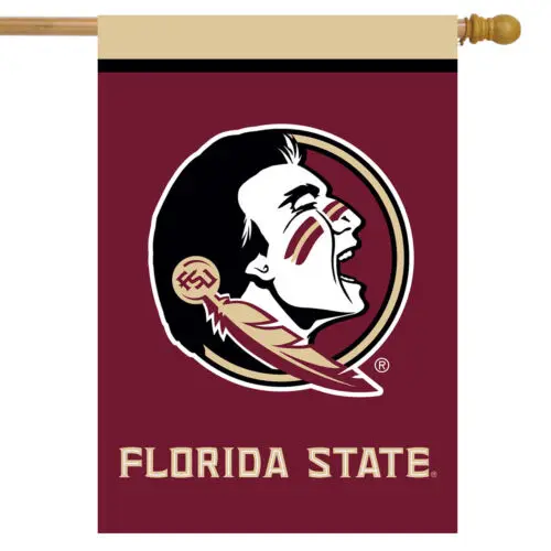 Florida State Seminoles House Flag Licensed ; Briarwood Lane