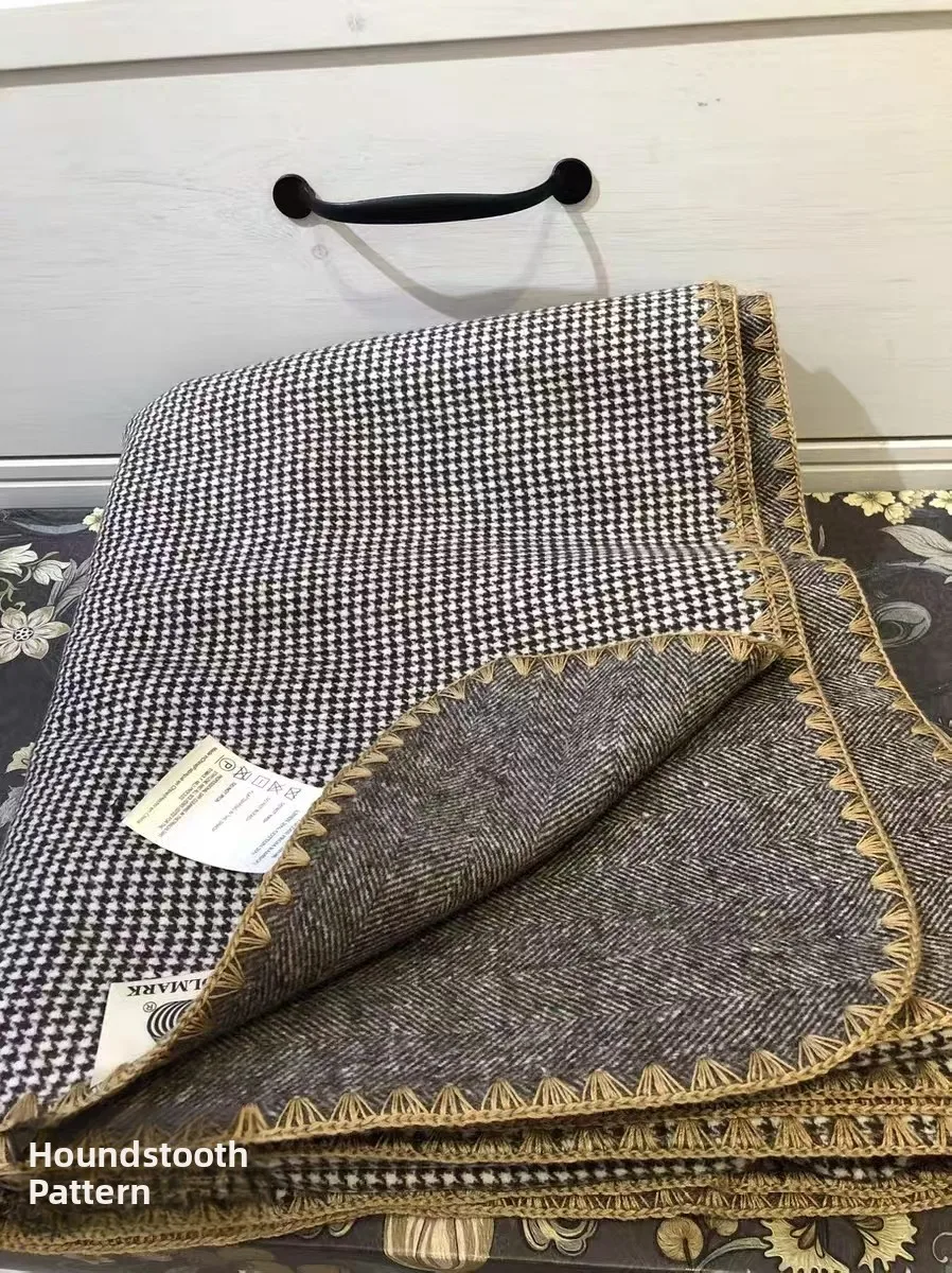 Australian Merino Wool Blanket Single Person Wool Covering Blanket Can Be Laid out Or Covered Luxury Lightweight Winter Warmt...