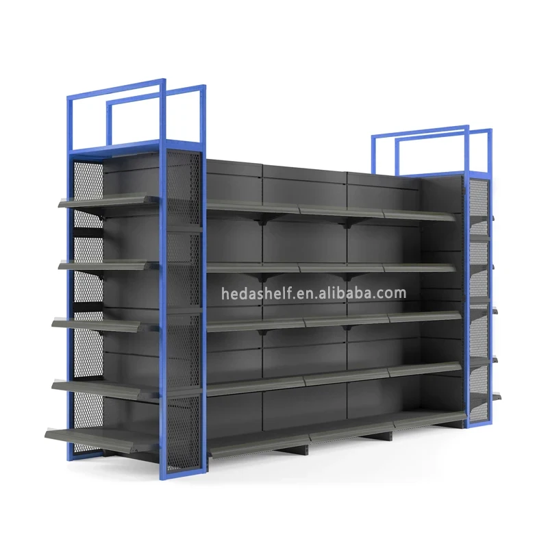 

custom.Large Sale Black Modern Supermarket Shop Shelving Display Shelving Shop Shelves Price