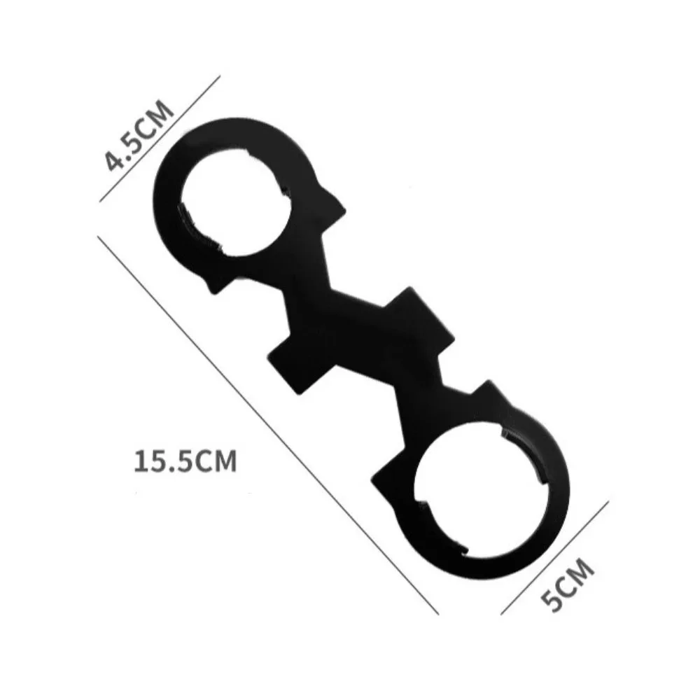 Universal Fit Faucet Aerator Wrench Multi-Function Hose Nut Design Plumbing Spanner Wrench Removal Installation Flow Adjusting