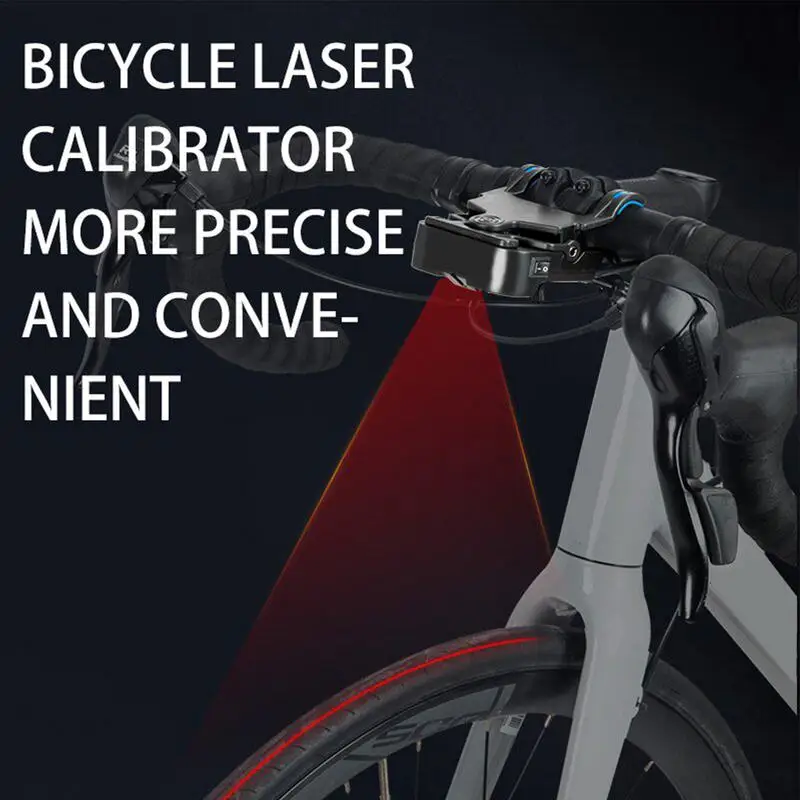 Handlebar Calibrator For Bike Bike Tool Laser Aligner Seat Cushion Seat Center Adjuster Bicycle Aligner Precise Measurement Tool