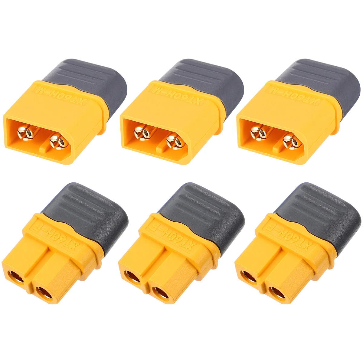 

10Pairs Xt60h Male Female Bullet Connectors Durable Power Plugs Tight Fit for Rc Lipo Vehicles Bullet Connector