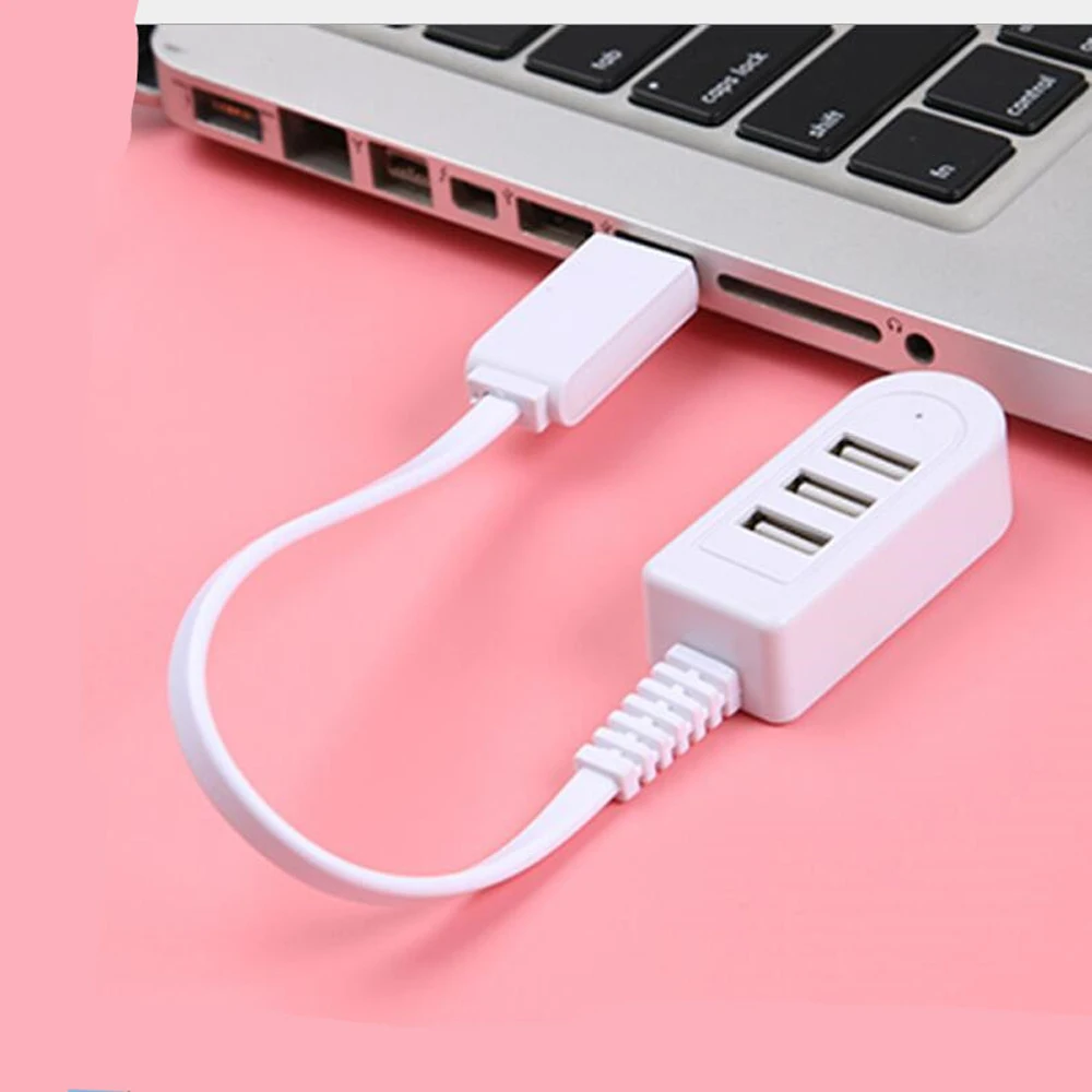 USb High Speed Splitter One For Three 3A Charger Converter Extension Cable Line Expansion Multi-Port Hub Digital Data Cables