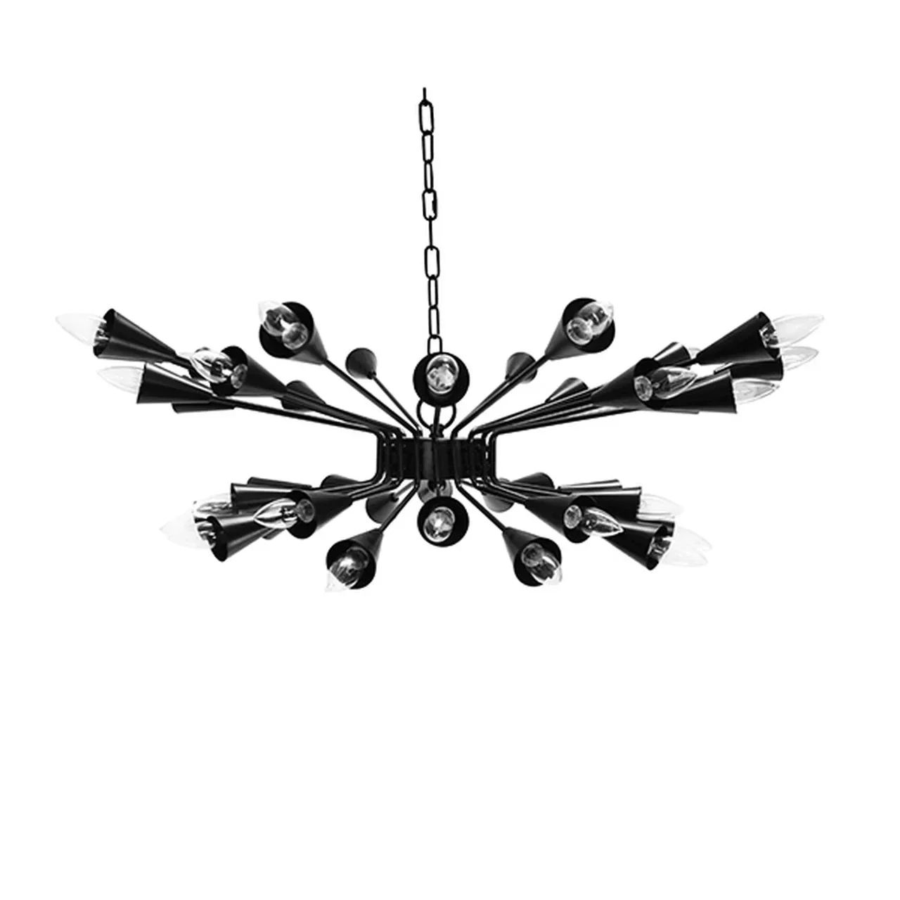 American modern light luxury personalized small horn chandelier/paint
